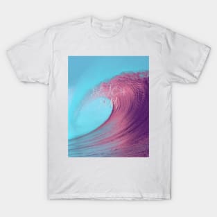 Beach bum - beautiful beach wave tshirt T-Shirt